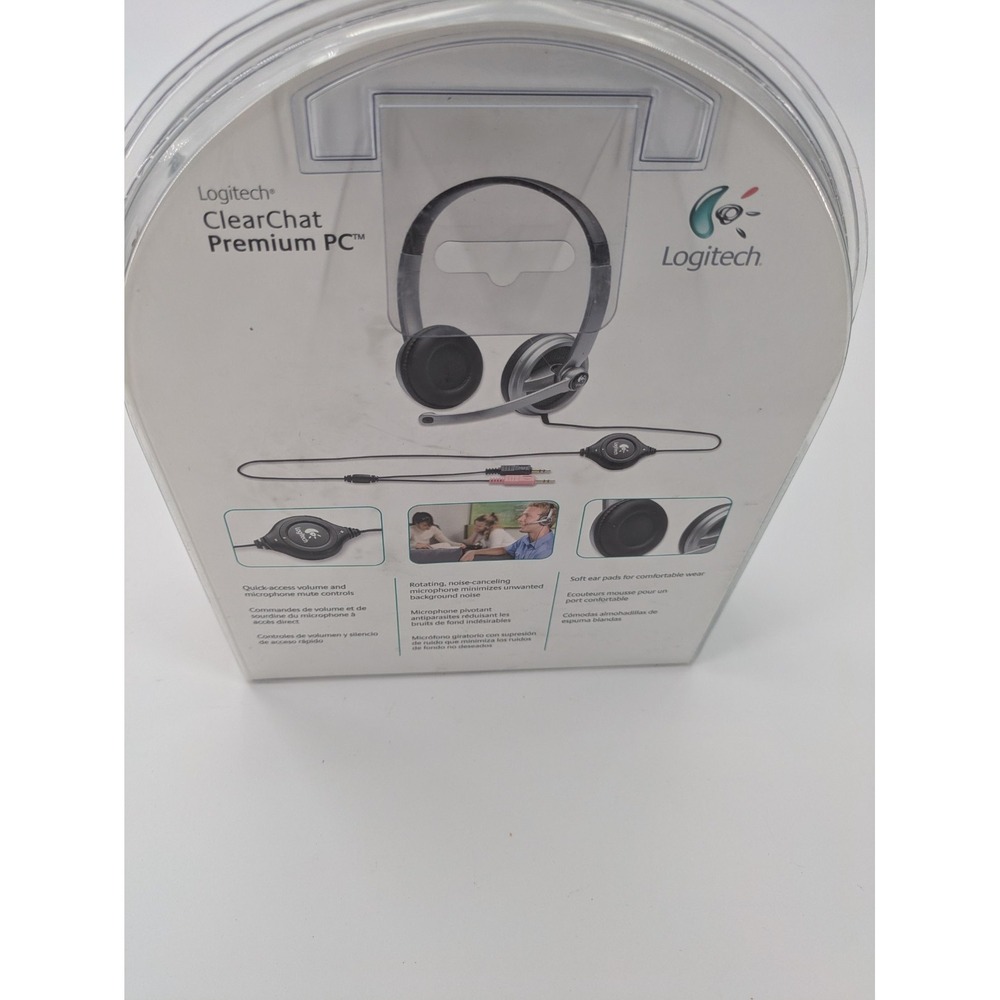 Logitech ClearChat Premium PC Headset Noise Canceling BRAND NEW - Picture 6 of 10